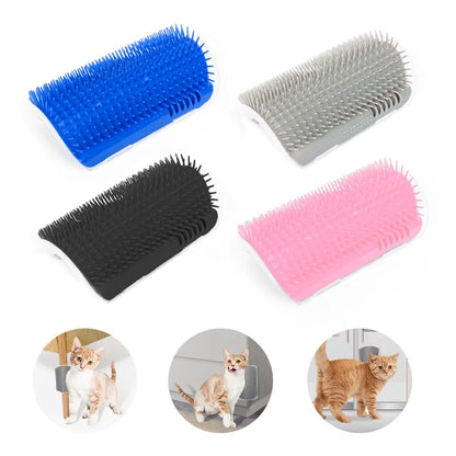 Massage Pet Cat Brush Corner Scrape Hair Removal Beauty Clean Corner Brush Removable Comb for Kitten Cat Scratchers Massagetool