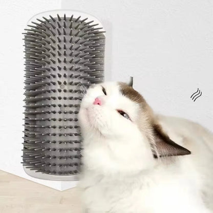 Massage Pet Cat Brush Corner Scrape Hair Removal Beauty Clean Corner Brush Removable Comb for Kitten Cat Scratchers Massagetool